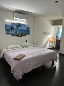 Postel nebo postele na pokoji v ubytování Royal Hotel Centro