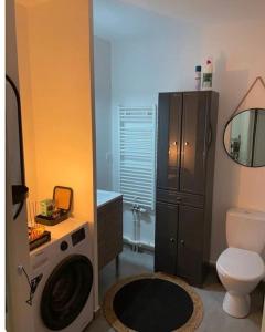 Bilik mandi di Appartement moderne Amiens sud