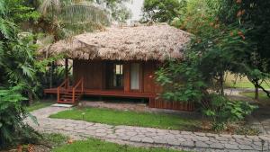 Zahrada ubytování Chan Chich Lodge