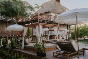 Zahrada ubytování Aldea Kuká, Luxury Eco Boutique Hotel