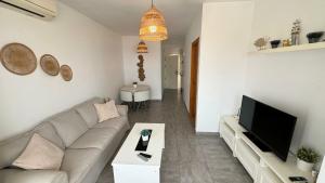 Telewizja i/lub zestaw kina domowego w obiekcie Casa Marenga