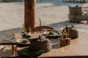 Nápoje v ubytování Aldea Kuká, Luxury Eco Boutique Hotel
