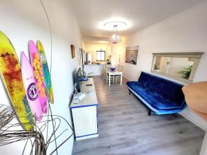 Posezení v ubytování Apartamento Praia Fuseta 4