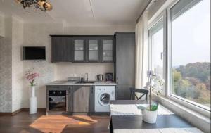 Η κουζίνα ή μικρή κουζίνα στο Budget Stay In City Center Near Ndk