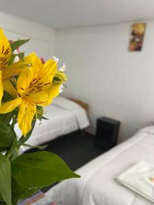 Llit o llits en una habitació de ENEDE HOSTEL