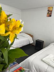 Llit o llits en una habitació de ENEDE HOSTEL
