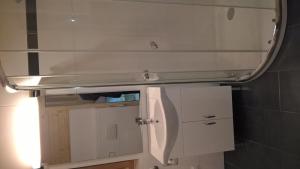 Koupelna v ubytování Ferienhaus Dorfruhe