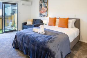Katil atau katil-katil dalam bilik di Stylish Studio In the City Centre