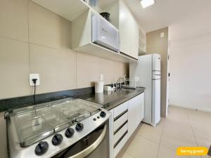 مطبخ أو مطبخ صغير في Beach Way | Porto das Dunas - CE