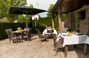 Zahrada ubytování B&B Colombe Blanche