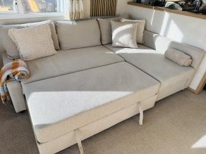 Istumisnurk majutusasutuses Seaview Holiday Let - Vale Holiday Park at Cardiff Airport