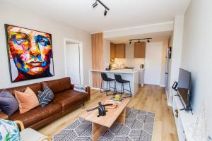 Kuchyň nebo kuchyňský kout v ubytování Seabreeze Apartment