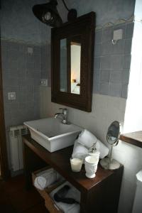 A bathroom at Posada Sel de Breno