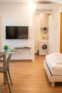 Posteľ alebo postele v izbe v ubytovaní Agriturismo Riva dei Coz