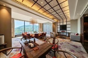 TV a/nebo společenská místnost v ubytování Juntai Hotel Xiamen