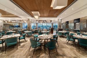 Restaurace v ubytování Juntai Hotel Xiamen
