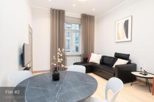 Et opholdsområde på Dandelion Apartments Elegance