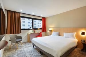 Postel nebo postele na pokoji v ubytování ibis Annemasse-Genève + 37 fotografií
