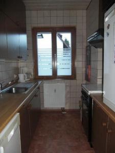 Kuchyň nebo kuchyňský kout v ubytování Ferien-und-Messeappartement-Falke