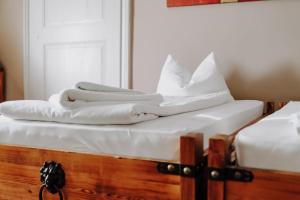 Ein Bett oder Betten in einem Zimmer der Unterkunft Seldas
