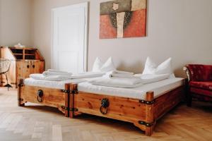 Ein Bett oder Betten in einem Zimmer der Unterkunft Seldas