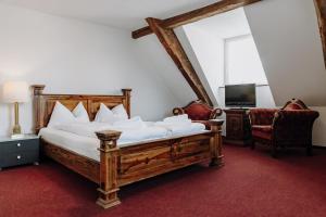 Ein Bett oder Betten in einem Zimmer der Unterkunft Seldas
