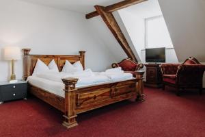 Ein Bett oder Betten in einem Zimmer der Unterkunft Seldas