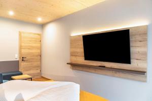 Televízia a/alebo spoločenská miestnosť v ubytovaní Hotel zum Schwanen - Appartement 1