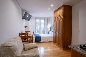 Χώρος καθιστικού στο Apartamentos Alda Porta do Sol