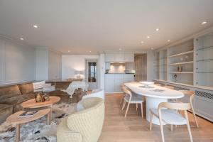 Kuchyň nebo kuchyňský kout v ubytování Appartement 3 met zeezicht in Knokke