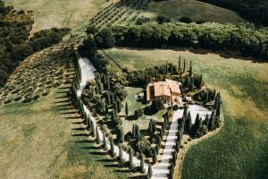 Κήπος έξω από το Poggio Cornetto