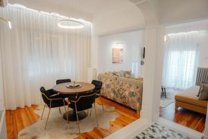 Χώρος καθιστικού στο CASA BIANCA Kastoria