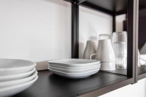 ゴッホにあるKleines zentrales Apartment in Goch - Netflixの皿棚 +49枚の写真