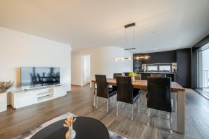 Kuchyň nebo kuchyňský kout v ubytování Swiss Suites - Menziken
