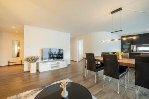 Kuchyň nebo kuchyňský kout v ubytování Swiss Suites - Menziken