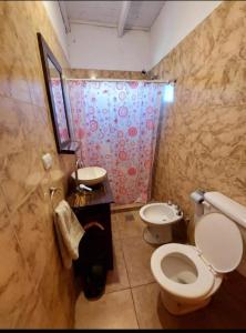 Ένα μπάνιο στο Cabaña Olga