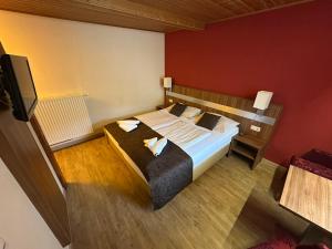 Posteľ alebo postele v izbe v ubytovaní Hotel-Landgasthof Katschtalerhof