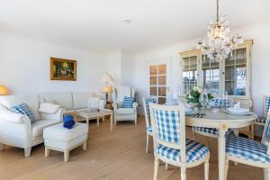 Posezení v ubytování Ferienwohnung Wattn Blick - urlauben mit Wattblick in Munkmarsch Sylt