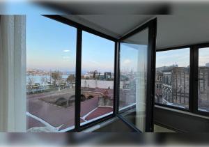 a view of a city from a window at Anka Boutique Hotel in Istanbul