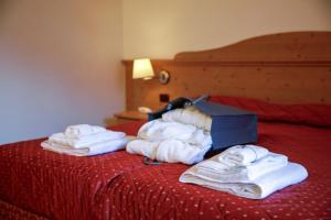 Postel nebo postele na pokoji v ubytování Nivis Hotel