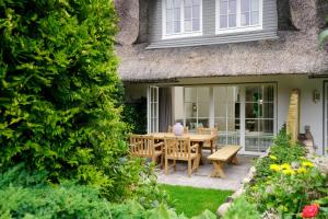Zahrada ubytování Inselliebe Exklusive Sylter Wellnessoase mit Sauna Garten in Keitum