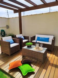 Χώρος καθιστικού στο Horizonte Azul