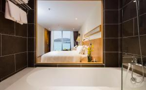 A bathroom at Starcity Hotel & Condotel Beachfront Nha Trang