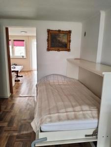 Postel nebo postele na pokoji v ubytování Stara Huta Wielki Dział