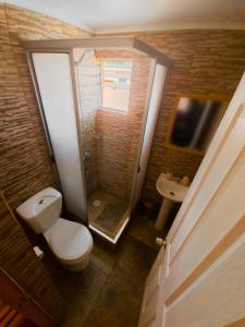 Um banheiro em Hostal Perita