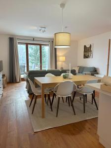 Posezení v ubytování Family Apartment HIRSCH