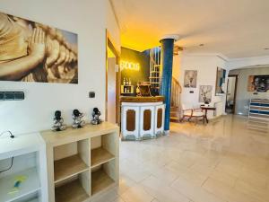 Khu vực ghế ngồi tại Casa Rural a 4km de Murcia con piscina y spa caliente