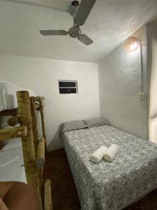 Postel nebo postele na pokoji v ubytování Hostel Visite Chapäda