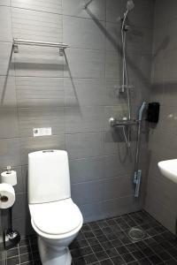 Koupelna v ubytování Hotel Finn