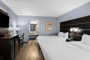 Postel nebo postele na pokoji v ubytování Brandywine Valley Inn SureStay Plus by Best Western